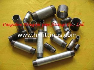 Chine 1/2-8×mamelons rapprochés (plomberie), raccords de tuyaux en acier et douilles, produits de tuyauterie de qualité. fournisseur