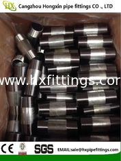 Chine Raccords de tuyauterie en acier au carbone zingué / galvanisé Sch40 NPT, mamelons en acier, mamelons de tuyau fournisseur