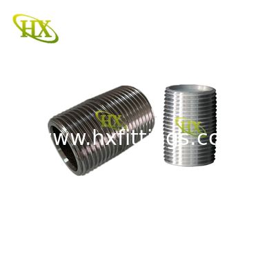 Chine Raccords mamelon courts en acier sans soudure galvanisé 1/2-8 avec filetage NPT fournisseur