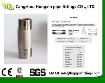 tubes en acier au carbone galvanisés à fil long noir fournisseur