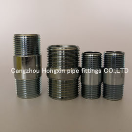 ASTM A733 nipples de tuyaux galvanisés sans couture en acier avec NPT fil 1/8-12 nipples de baril fournisseur