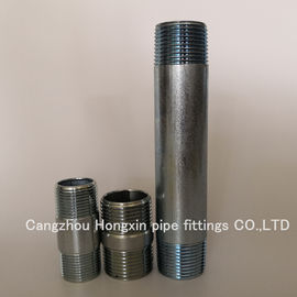 ASTM A733 nipples de tuyaux galvanisés sans couture en acier avec NPT fil 1/8-12 nipples de baril fournisseur