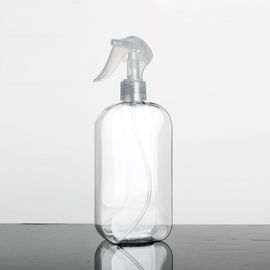 Bouteille vide de 500 ml de shampooing en plastique PET transparent et de lotion pour le lavage des mains fournisseur