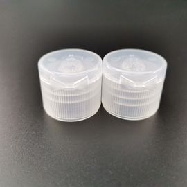 20/410 plastique en PP transparent couleur claire fermeture à nervures capuchons à flip capuchons à vis pour bouteille désinfectant fournisseur