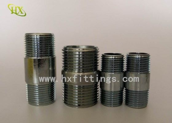Acier au carbone hydraulique longs tétons BSP NPT fils mâles raccords en acier galvanisé tétons mâles tuyau fournisseur