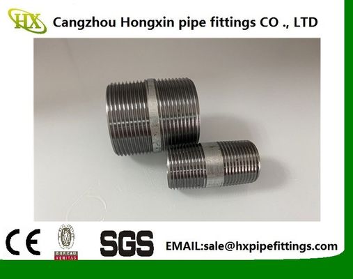 Acier au carbone hydraulique longs tétons BSP NPT fils mâles raccords en acier galvanisé tétons mâles tuyau fournisseur