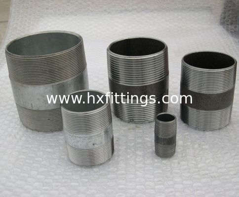 Welded seamless steel pipe nipples