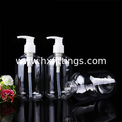 empty shampoo shower gel bottle plastic clear PET bottle 500Ml foaming wash soap hand sanitizer pump bottle with pump